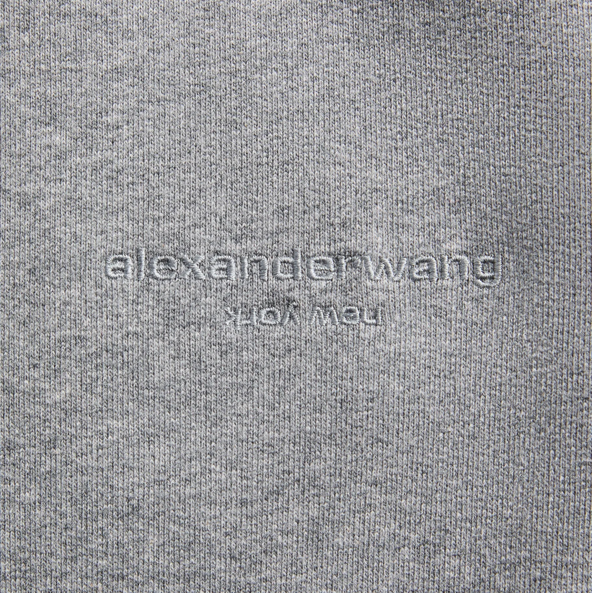 Alexander Wang Crystal Hotfix Mid-Rise Terry Sweatpant