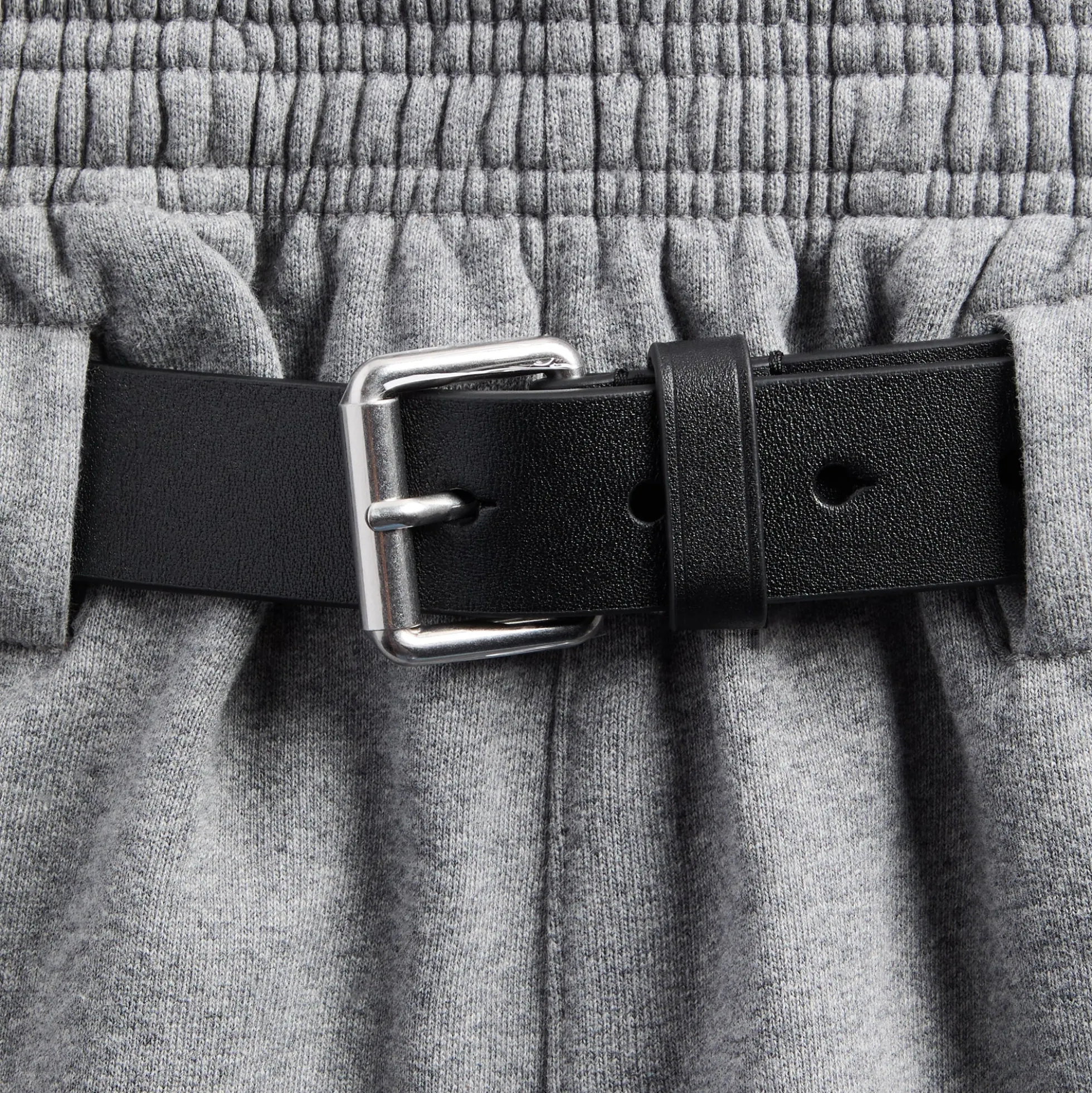 Alexander Wang Crystal Hotfix Mid-Rise Terry Sweatpant