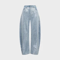 Barrel Sequin Jean