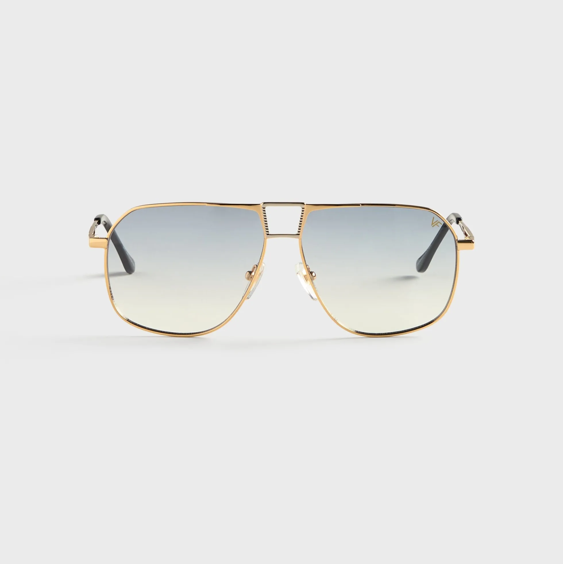 Bellagio Two-Tone Yellow & White Gold Sunglasses
