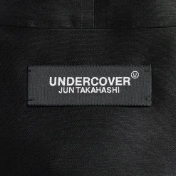 Black Deconstructed Zip Bomber Blouson