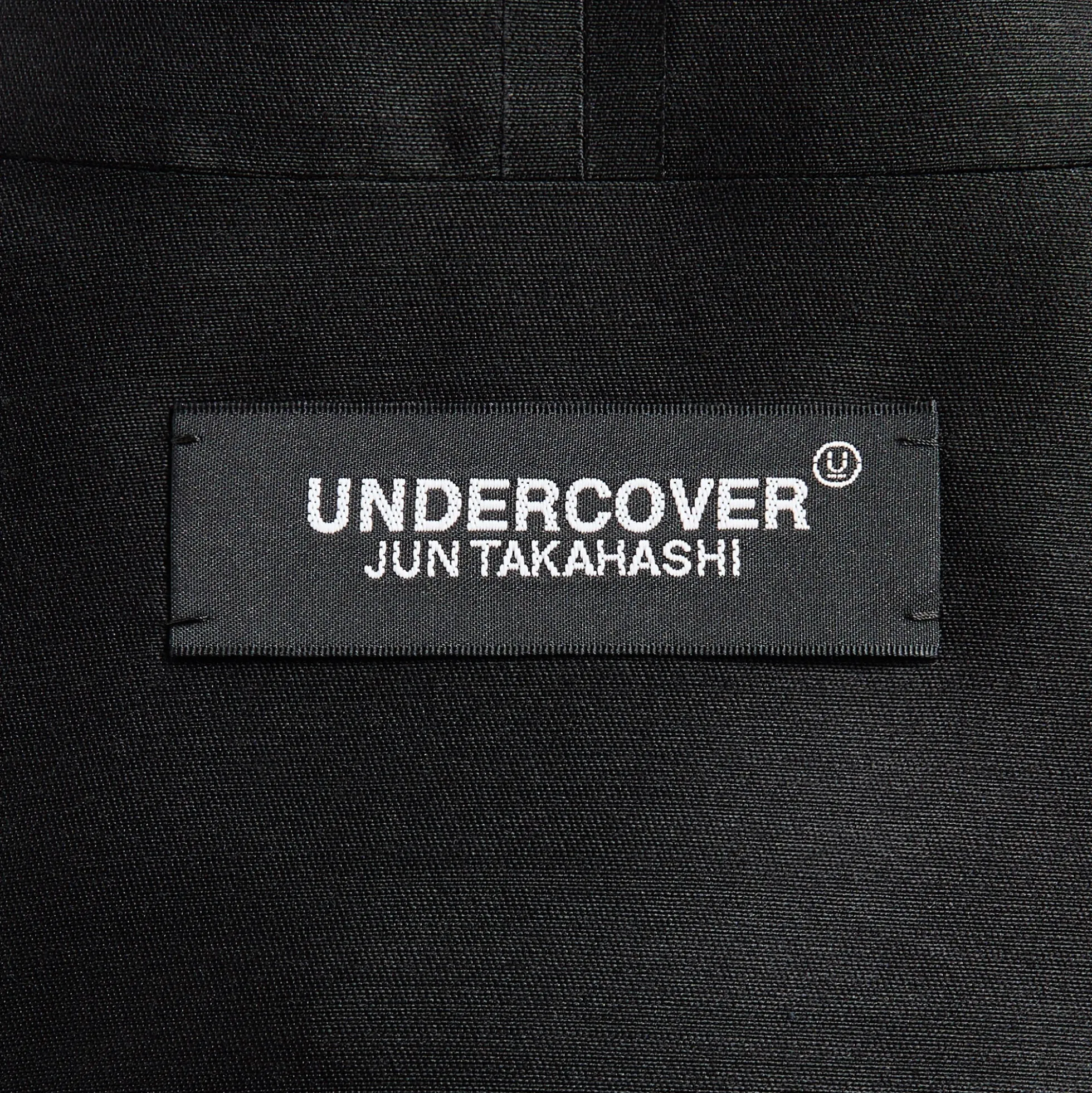 Black Deconstructed Zip Bomber Blouson