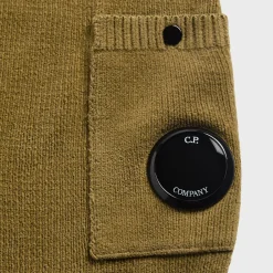 Cotton Chenille Crewneck Lens Sweater