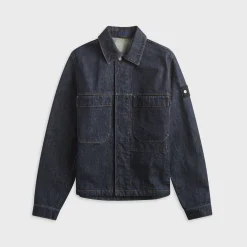 Denim Research Rinsed Coach Jacket