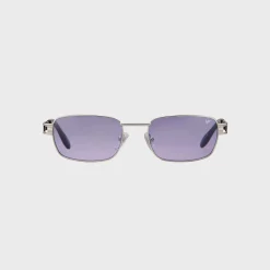 Dime 24KT White Gold Sunglasses