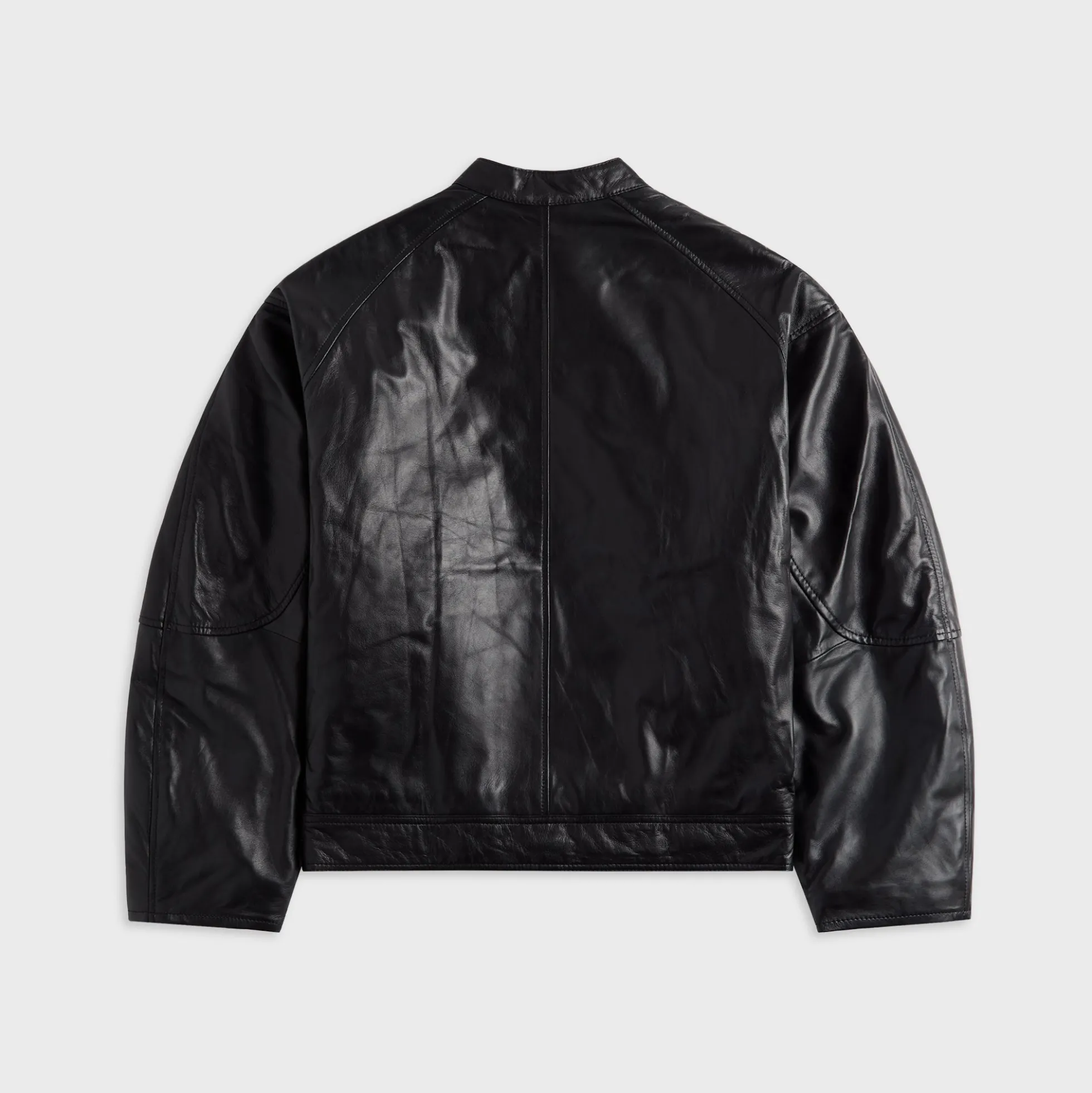 Domenico Leather Bomber Jacket