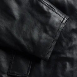 Domenico Leather Bomber Jacket