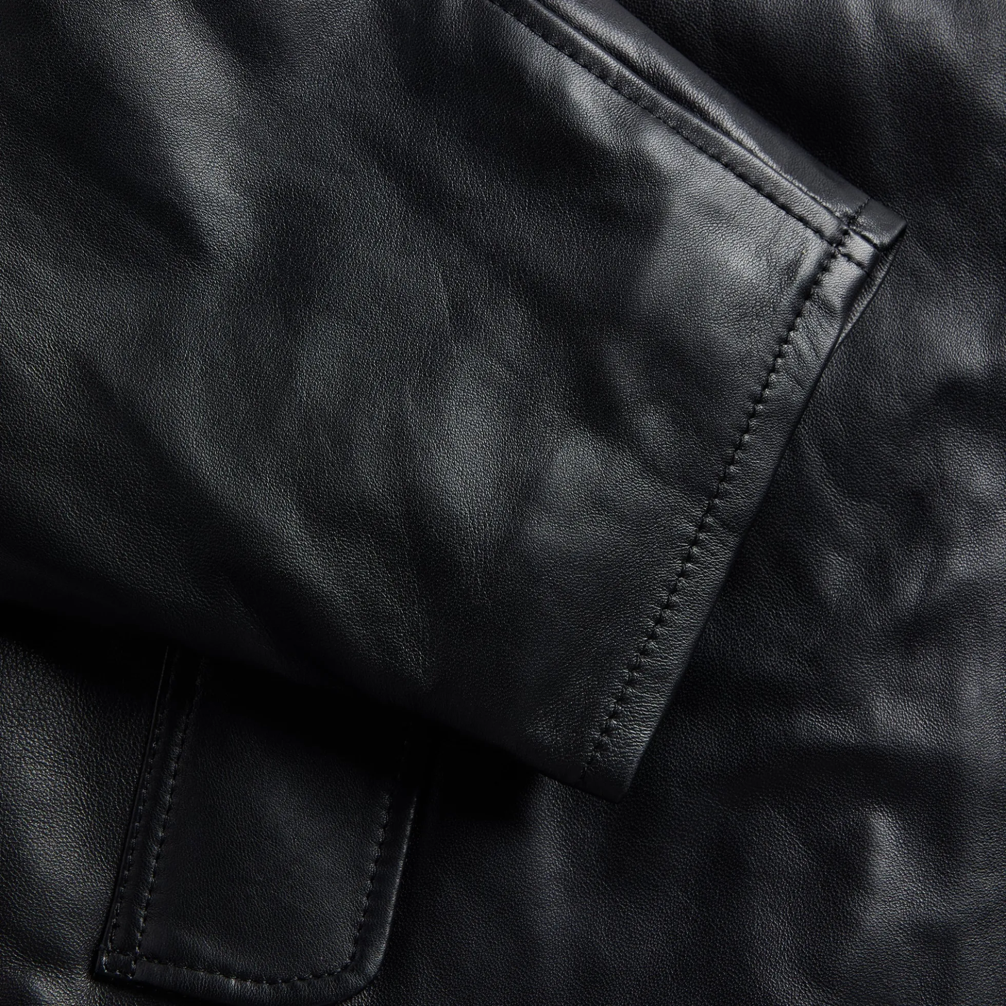 Domenico Leather Bomber Jacket