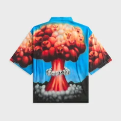 Explosion Short Sleeve Button Down Shirt
