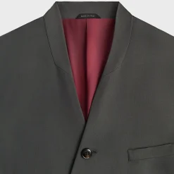 Giorgio Armani & Kith &Kin Milano Crepe Collarless Jacket