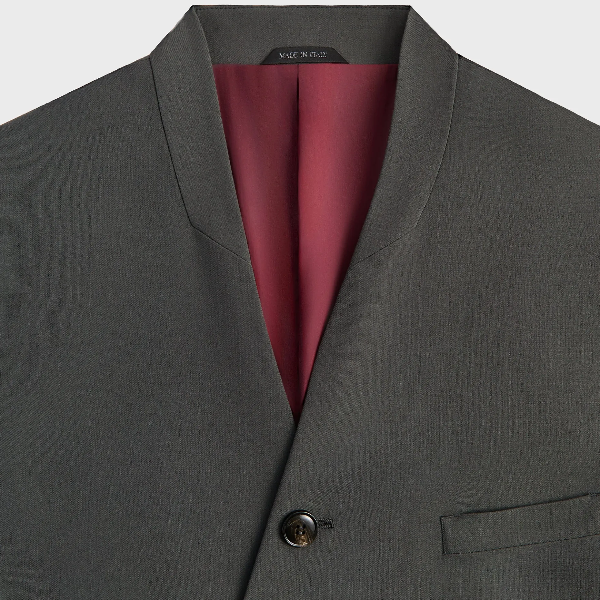 Giorgio Armani & Kith &Kin Milano Crepe Collarless Jacket