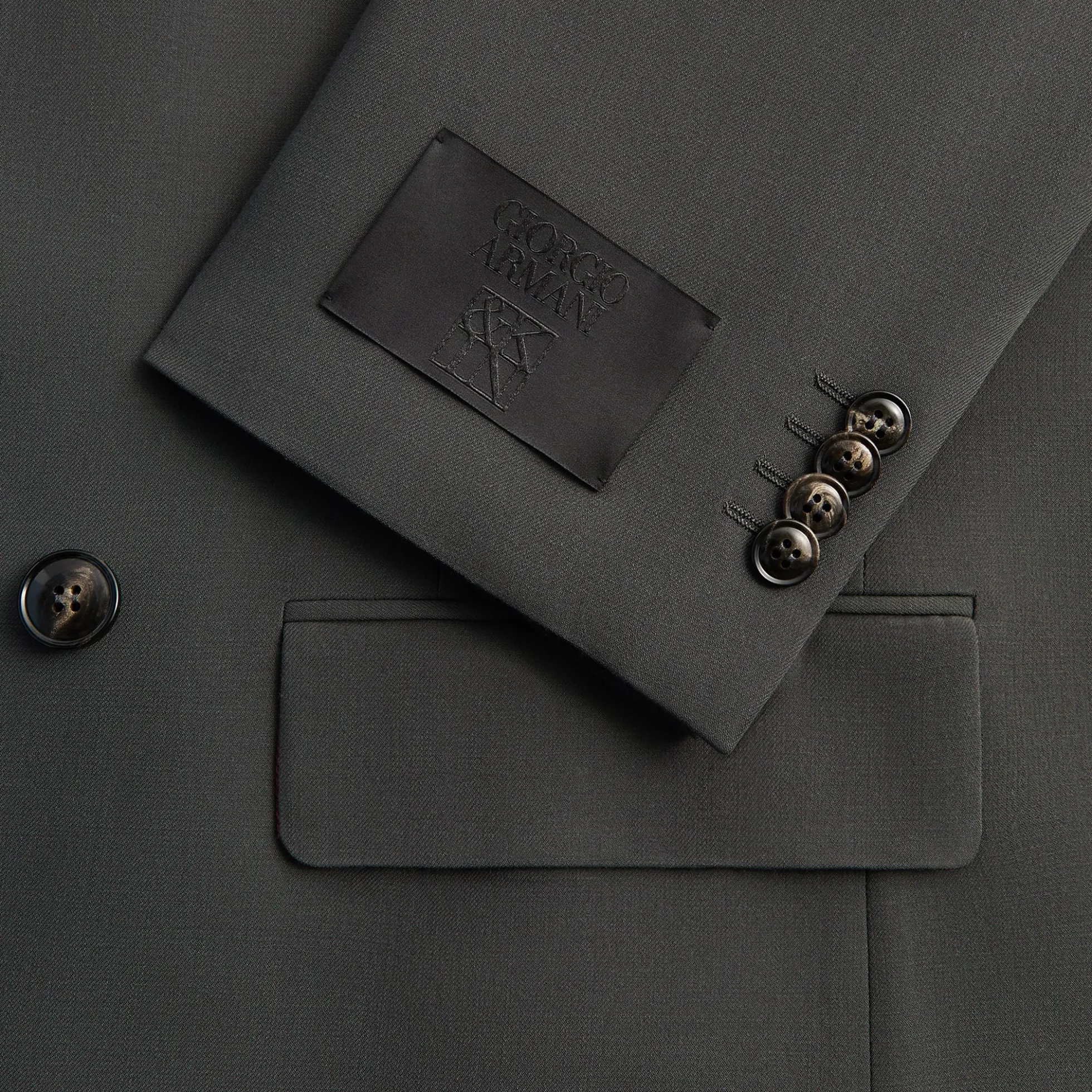 Giorgio Armani & Kith &Kin Milano Crepe Collarless Jacket