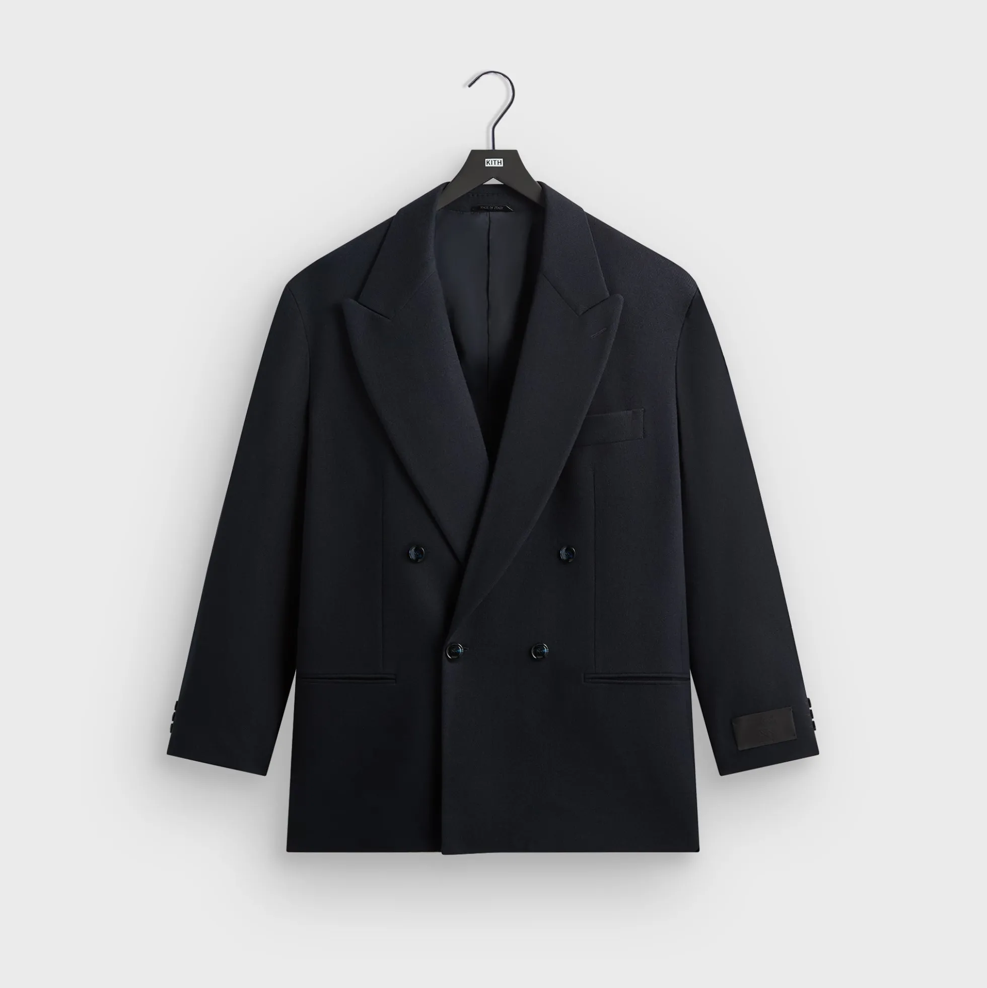 Giorgio Armani & Kith &Kin The Traveler Virgin Wool Double-Breasted Jacket