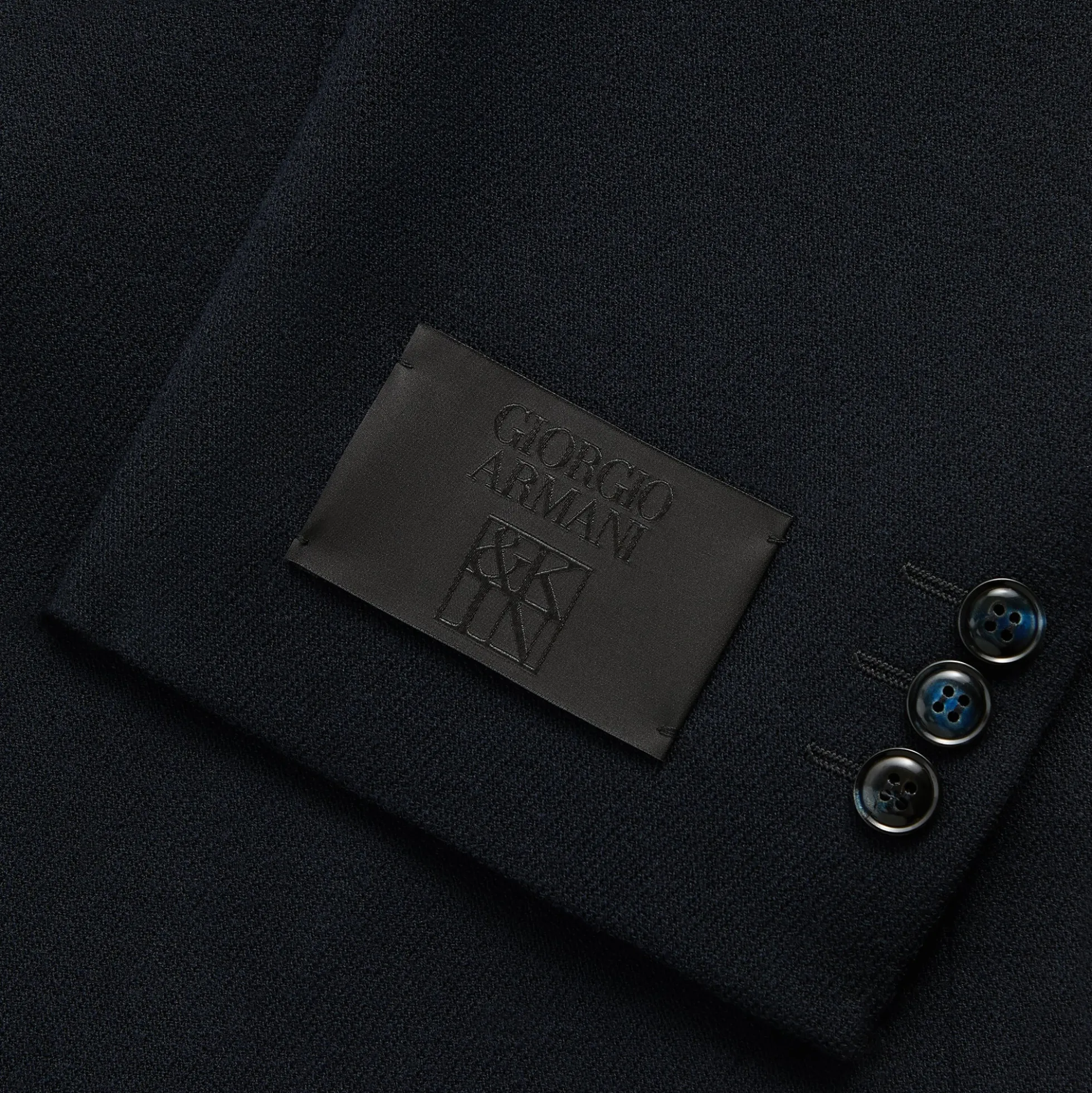 Giorgio Armani & Kith &Kin The Traveler Virgin Wool Double-Breasted Jacket