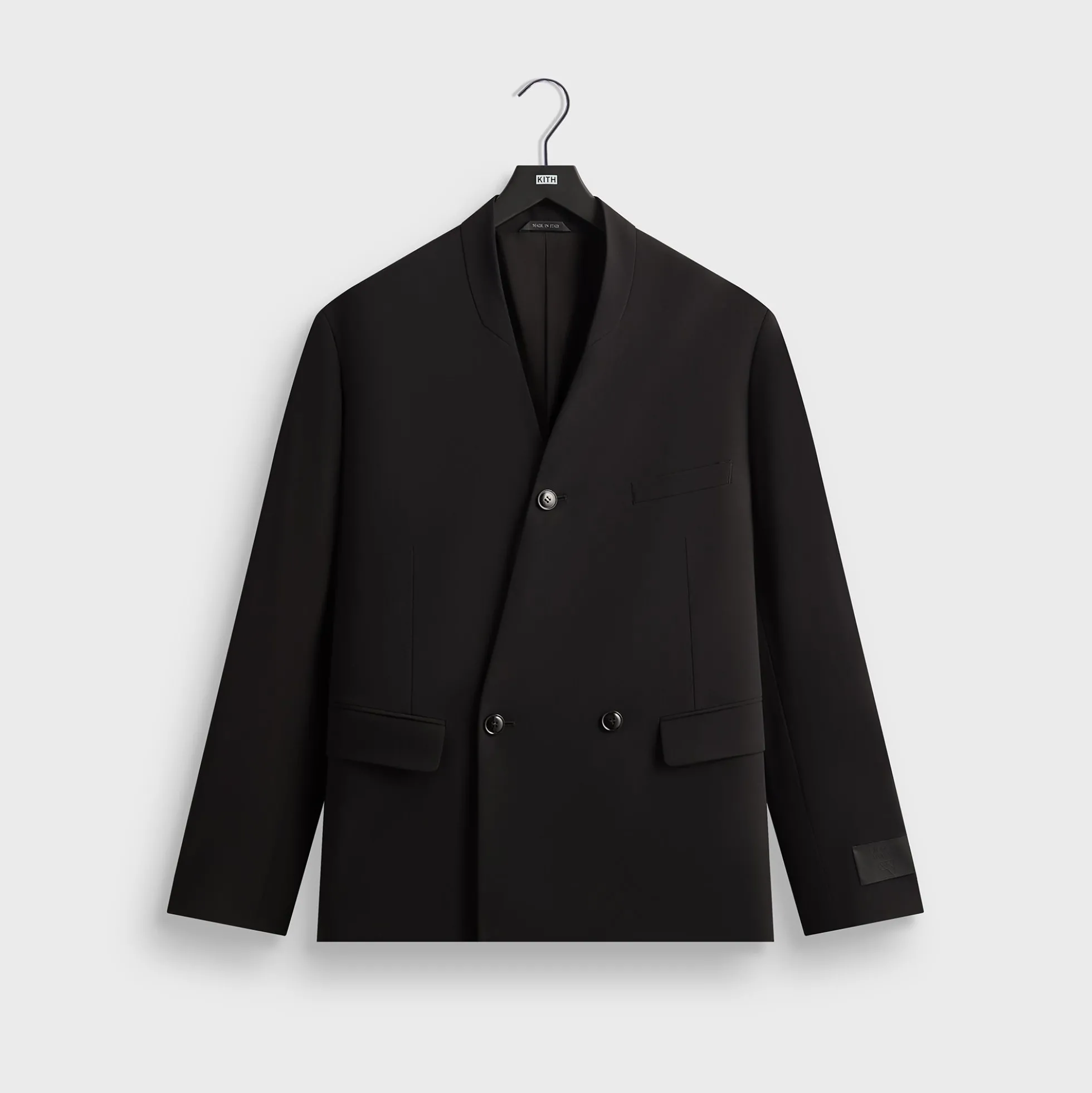 Giorgio Armani & Kith &Kin Milano Crepe Collarless Jacket