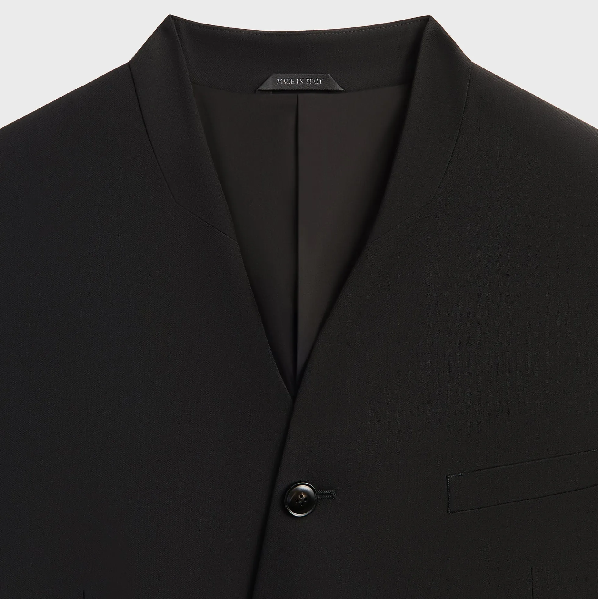 Giorgio Armani & Kith &Kin Milano Crepe Collarless Jacket