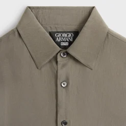 Giorgio Armani & Kith Silky Short Sleeve Button Up