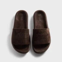 Giorgio Armani & Kith Suede Slides