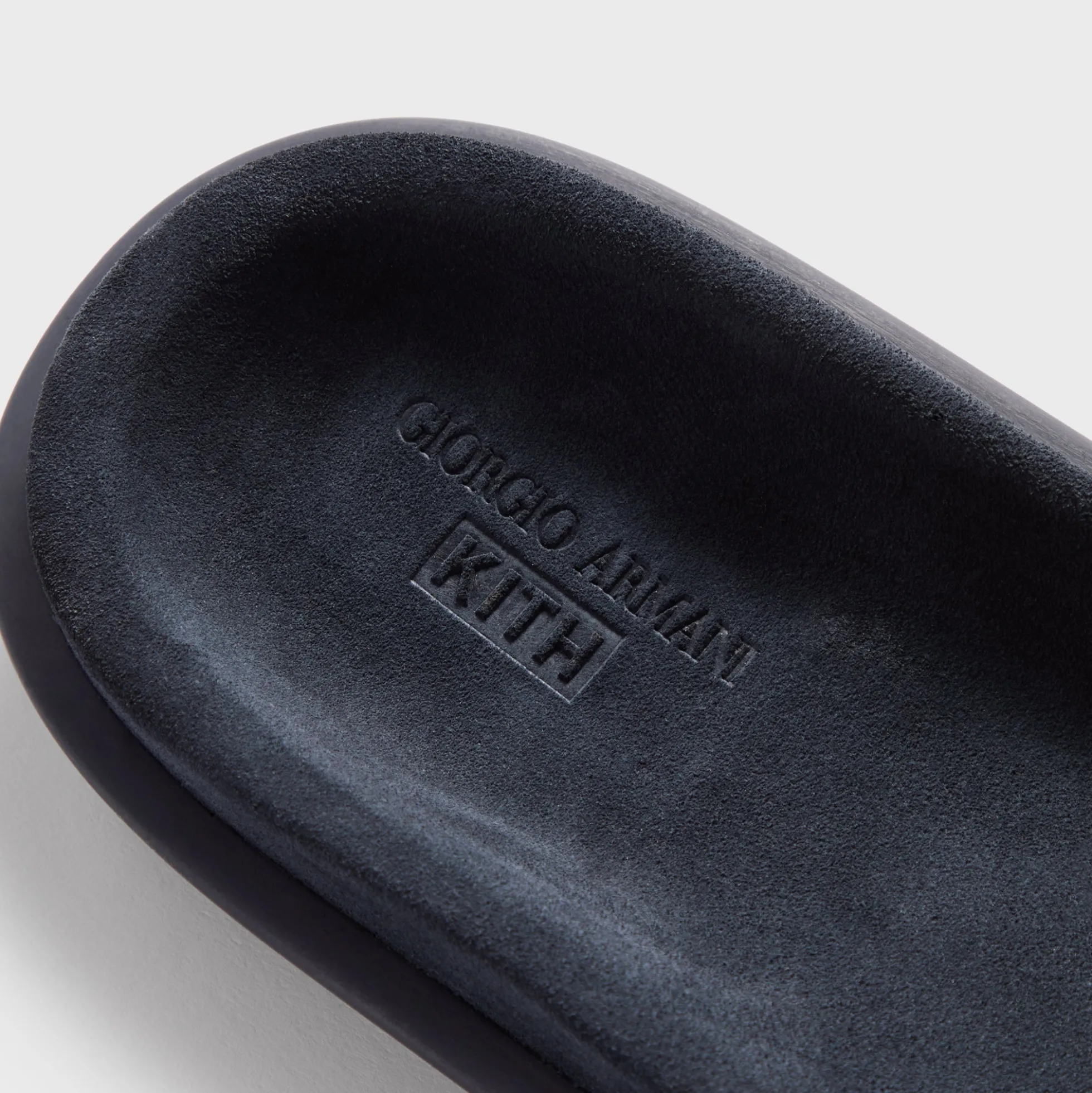 Giorgio Armani & Kith Suede Slides