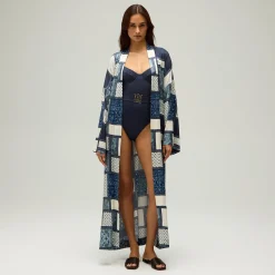 Giorgio Armani & Kith Women Hammered Silk Kimono