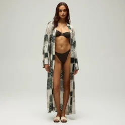 Giorgio Armani & Kith Women Hammered Silk Kimono