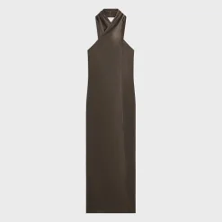 Giorgio Armani & Kith Women Silk Wrap Halter Cover Up