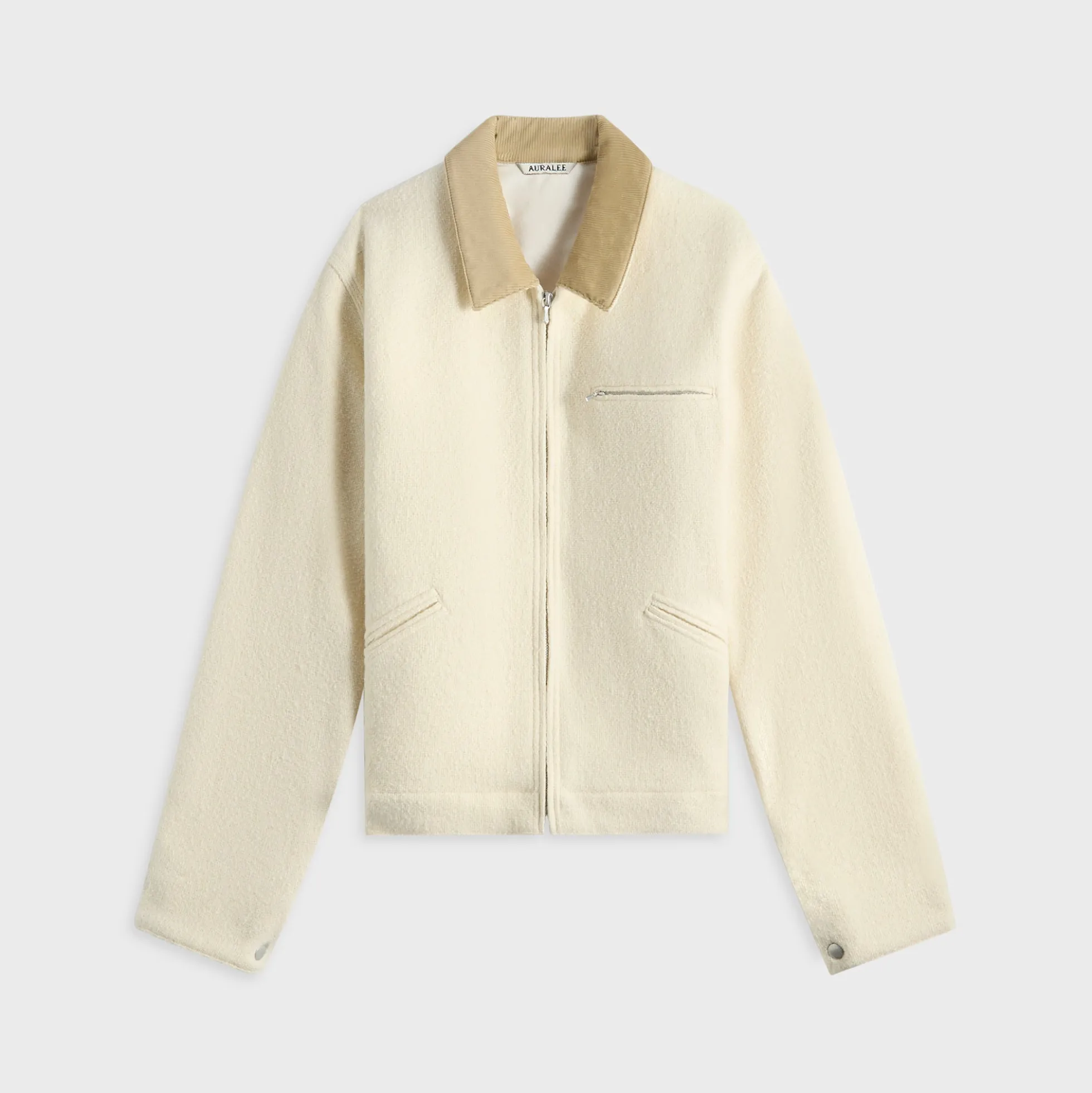 Homespun Tweed Zip Blouson