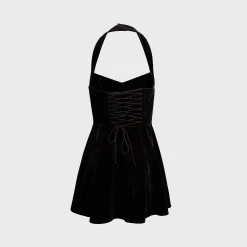 Juliette Velvet Halter Dress