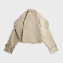 Kayla Short Jacket with Hooded Cape