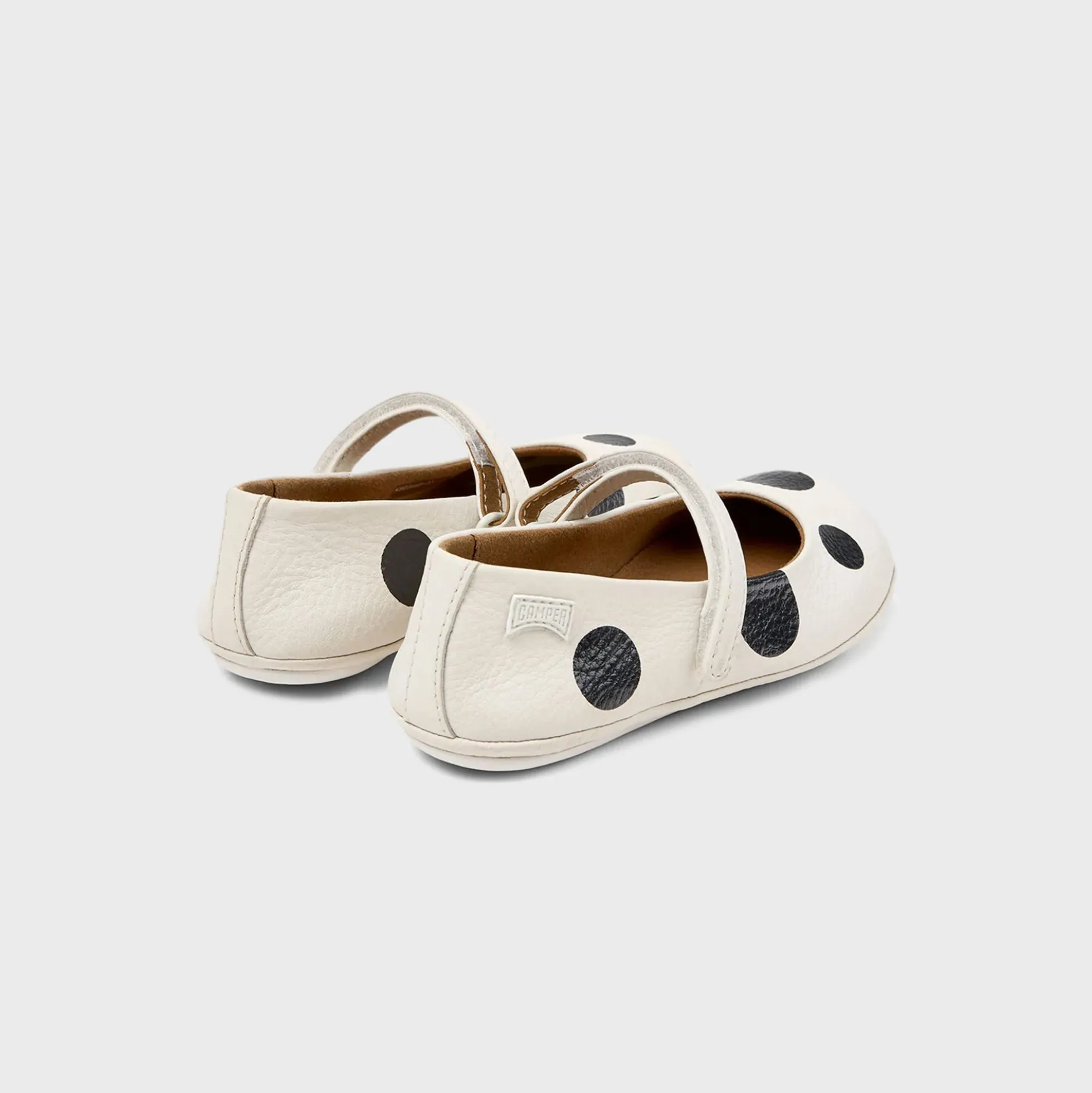 Kids Twins Leather Ballerinas