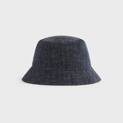 &Kin Wool Denim Dawson Bucket Hat