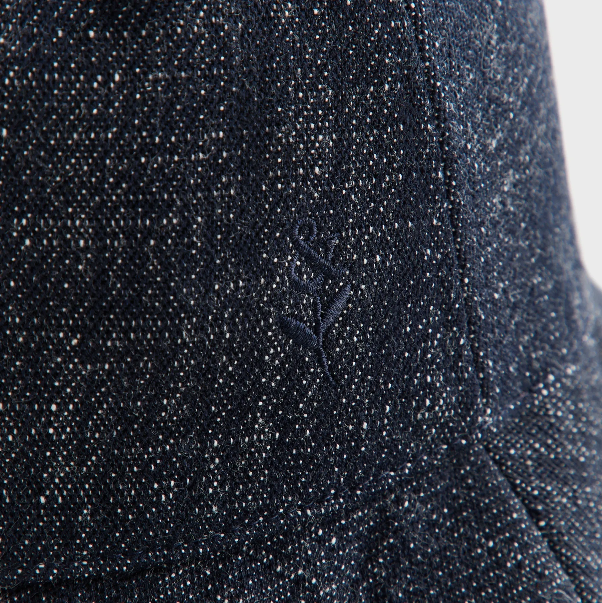 &Kin Wool Denim Dawson Bucket Hat