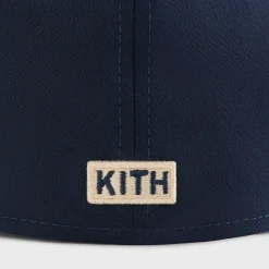 Kith & New Era for the New York Yankees Midweight Double Weave 59FIFTY Low Profile Fitted Cap