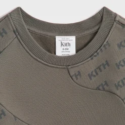 Kith Baby Blocked Monogram Nelson Sweatshirt
