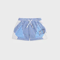 Kith Baby Color-Blocked Gingham Turbo Short