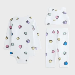Kith Baby Printed Ribbed Bodysuit Set