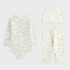 Kith Baby Printed Ribbed Bodysuit Set