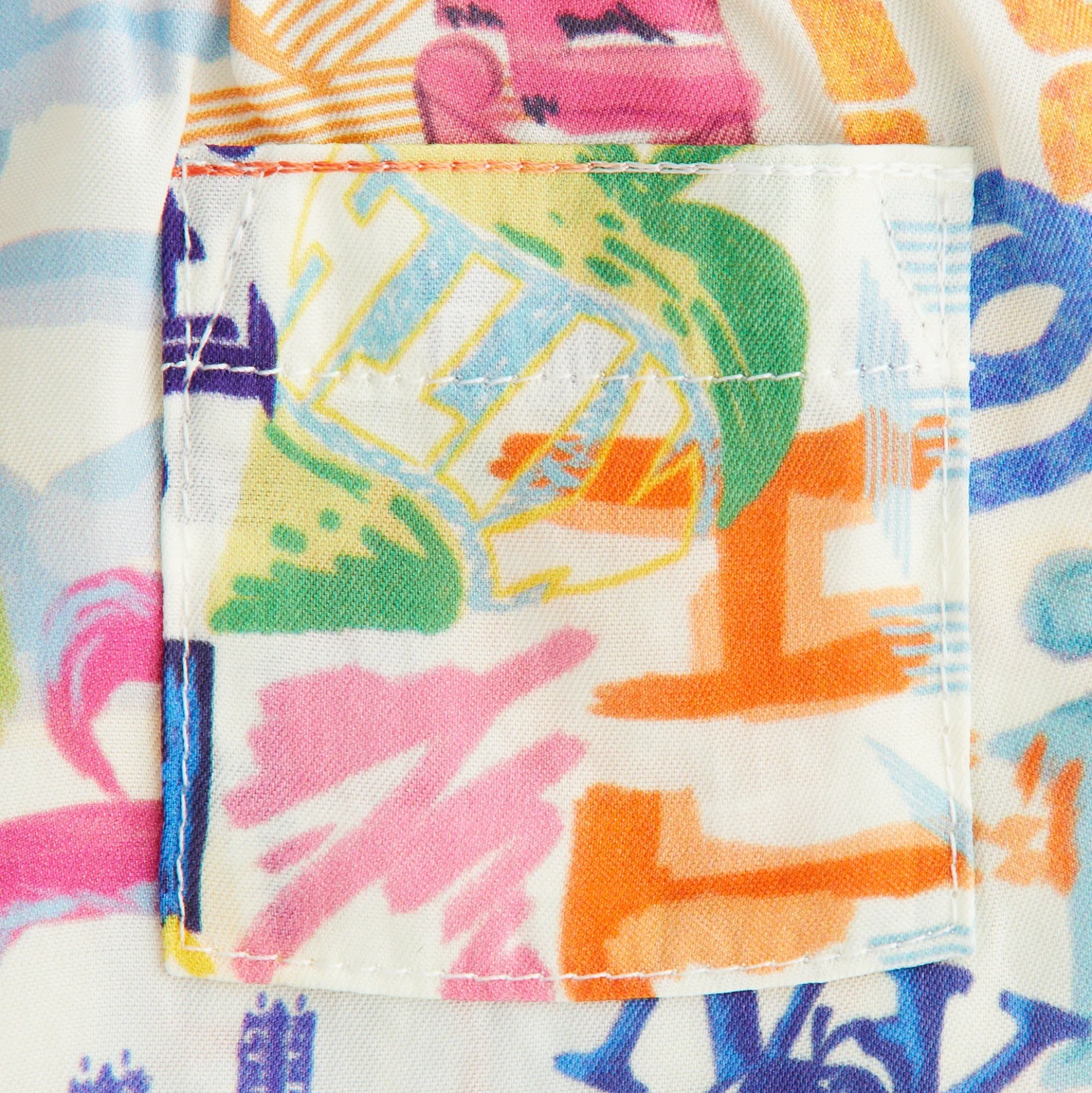 Kith Baby Sketched Monogram Thompson Camp Short
