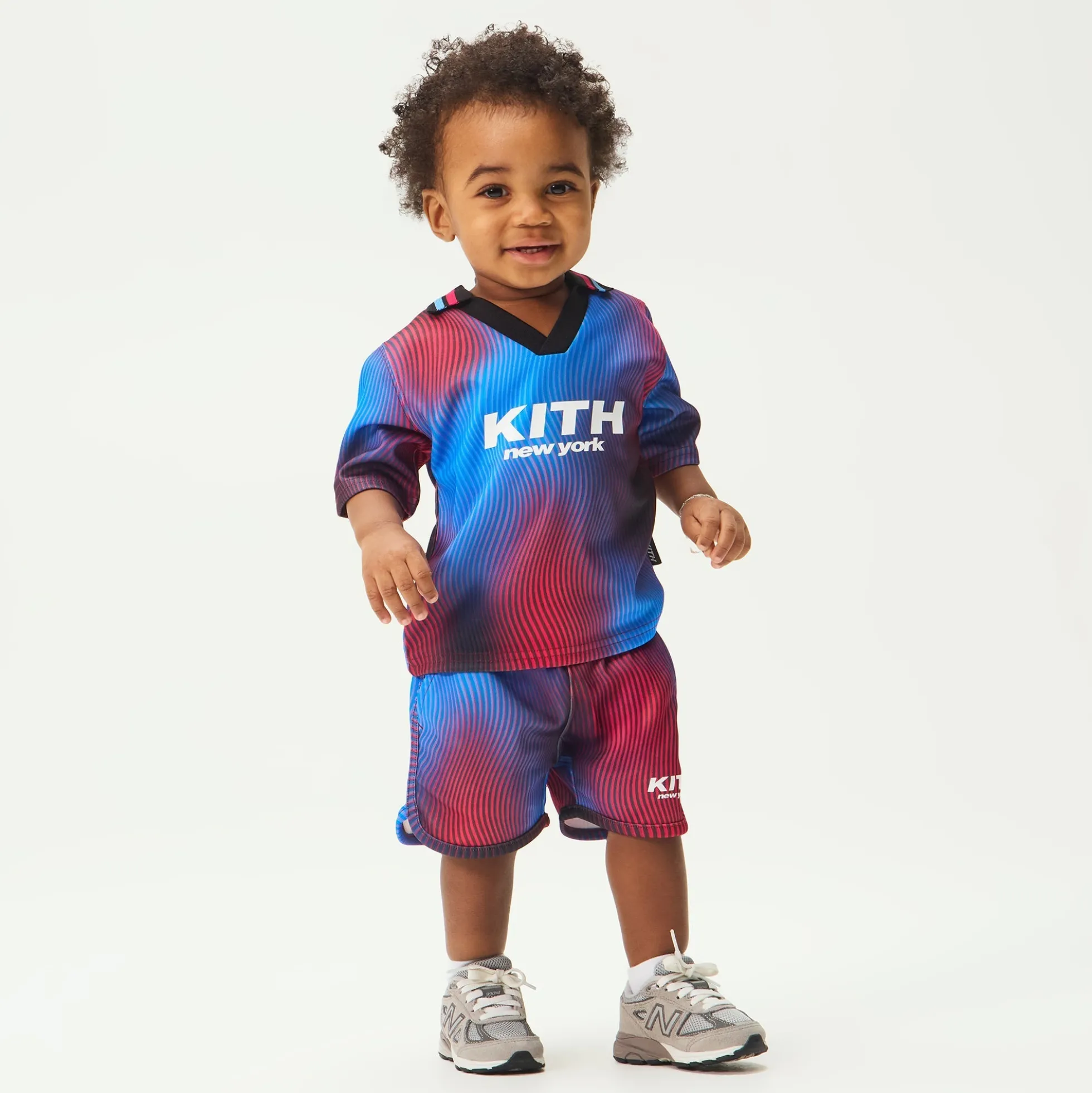 Kith Baby Wavy Ombre Edison Soccer Polo