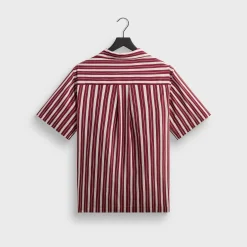 Kith Barre Stripe Thompson Camp Collar Shirt