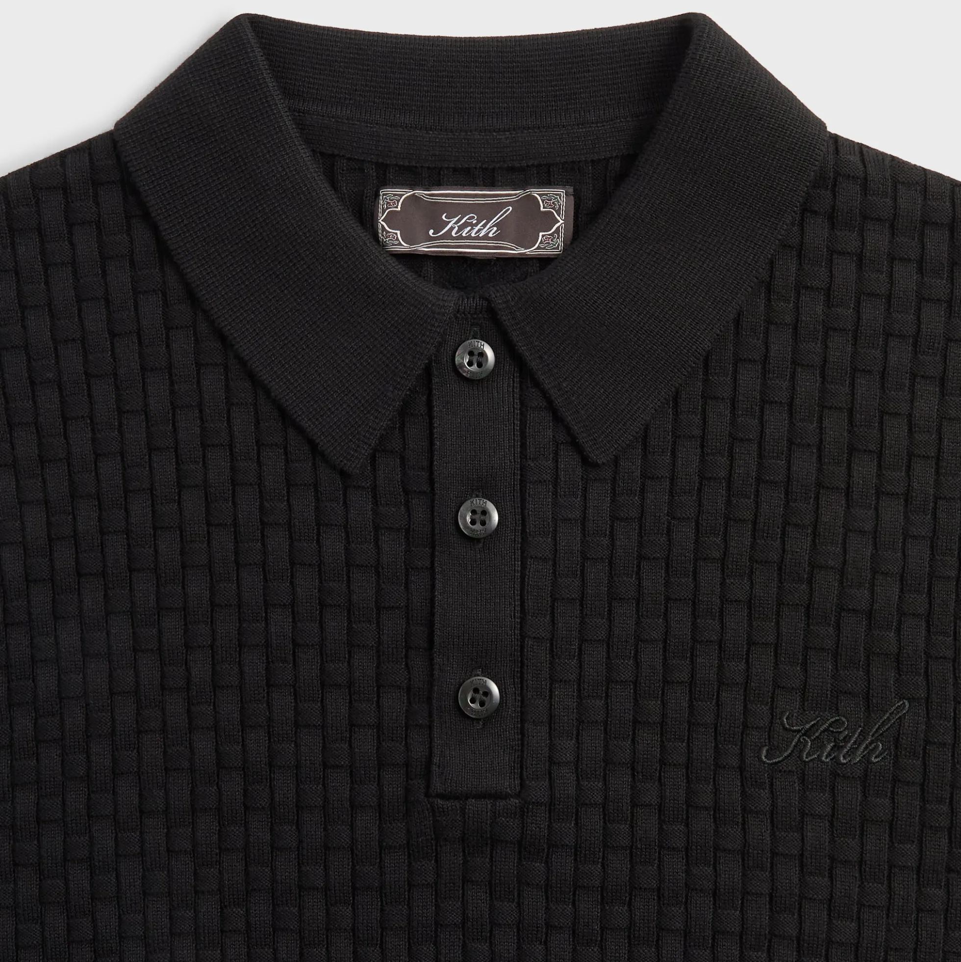 Kith Basket Weave Tilden Polo