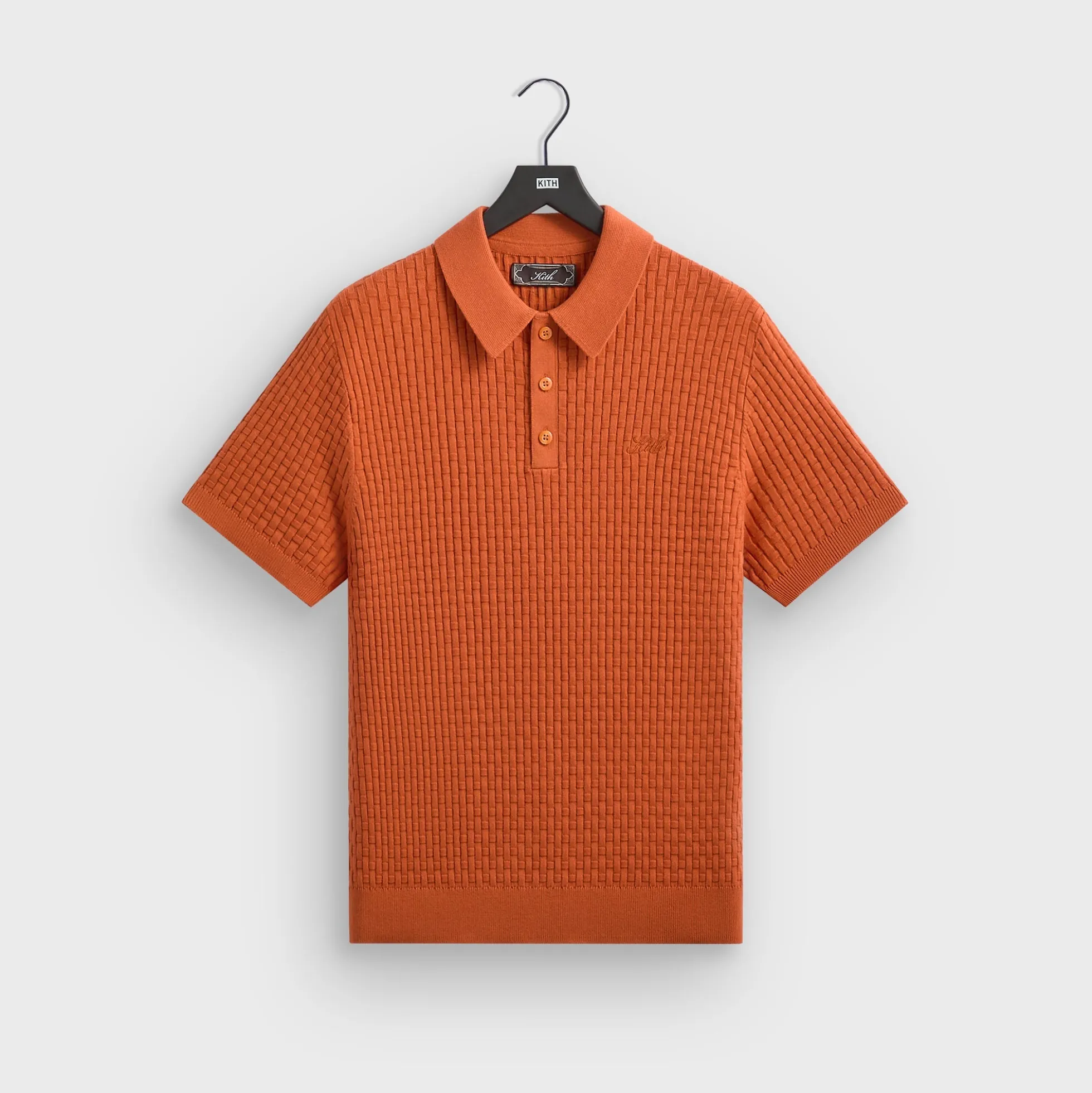 Kith Basket Weave Tilden Polo