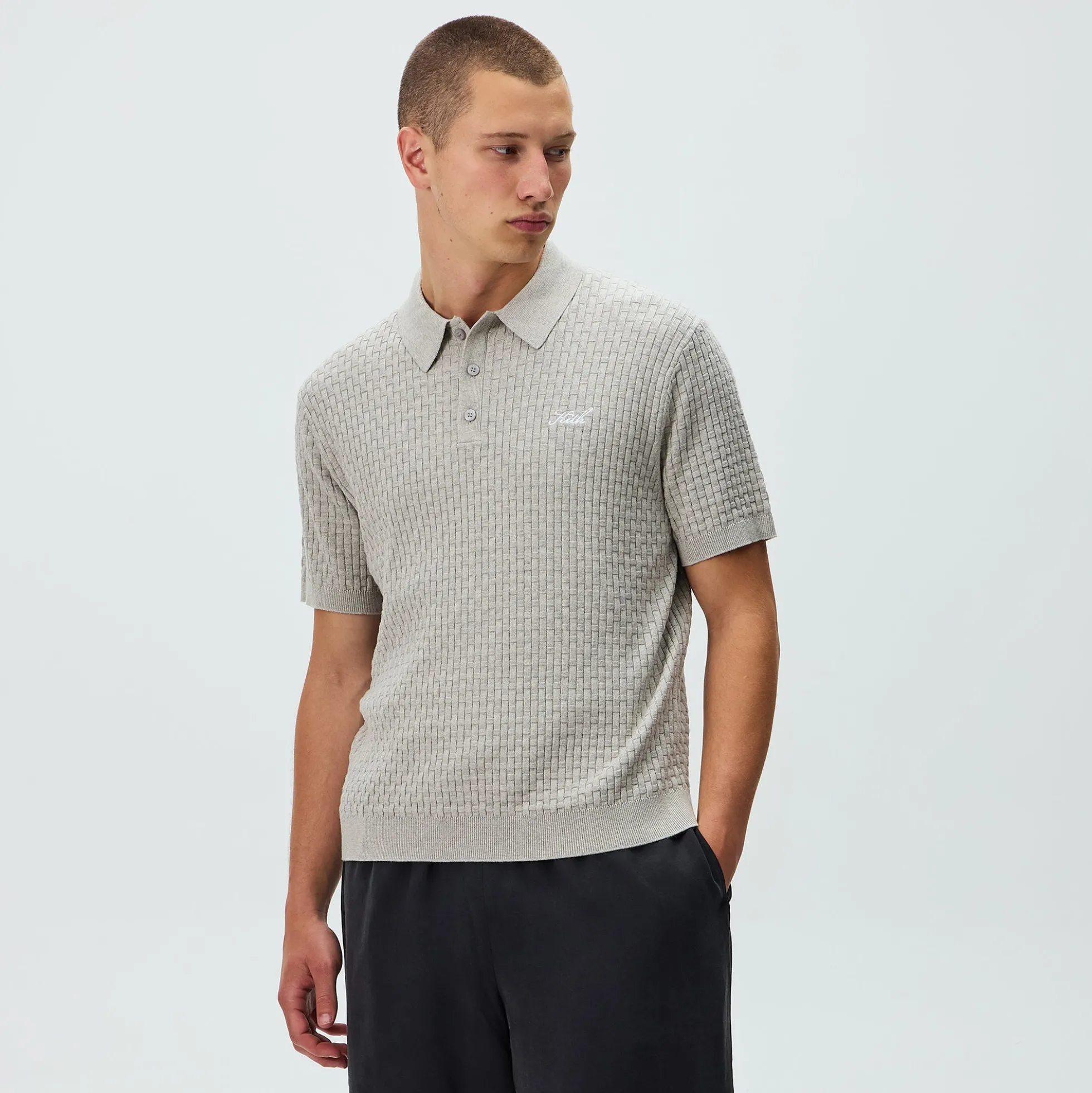 Kith Basket Weave Tilden Polo