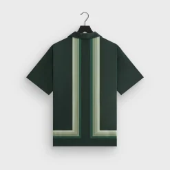 Kith Border Stripe Thompson Camp Collar Shirt