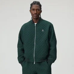 Kith Check Quilt Avery Bomber Jacket