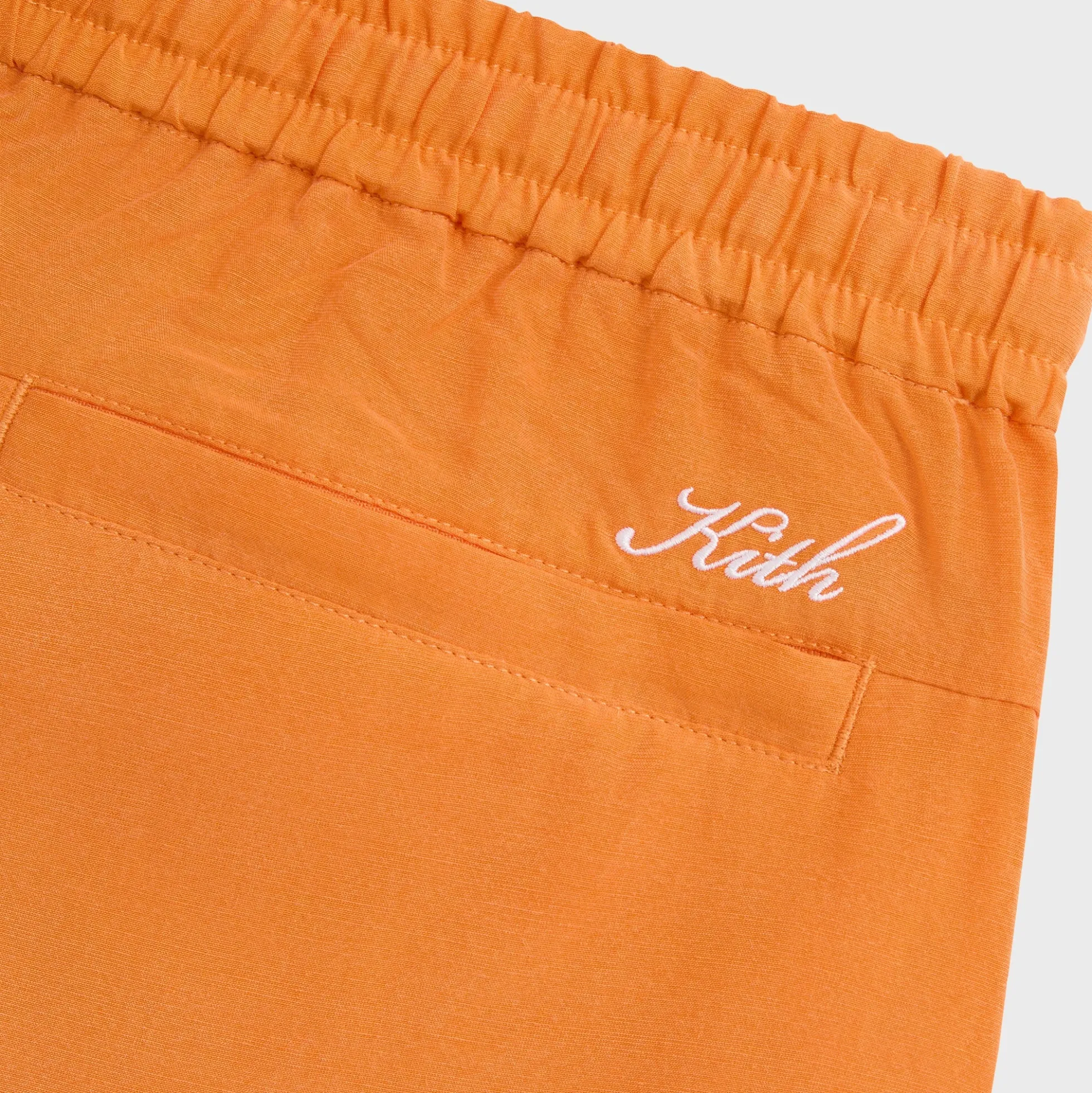 Kith Cupro Linen Cedar Short