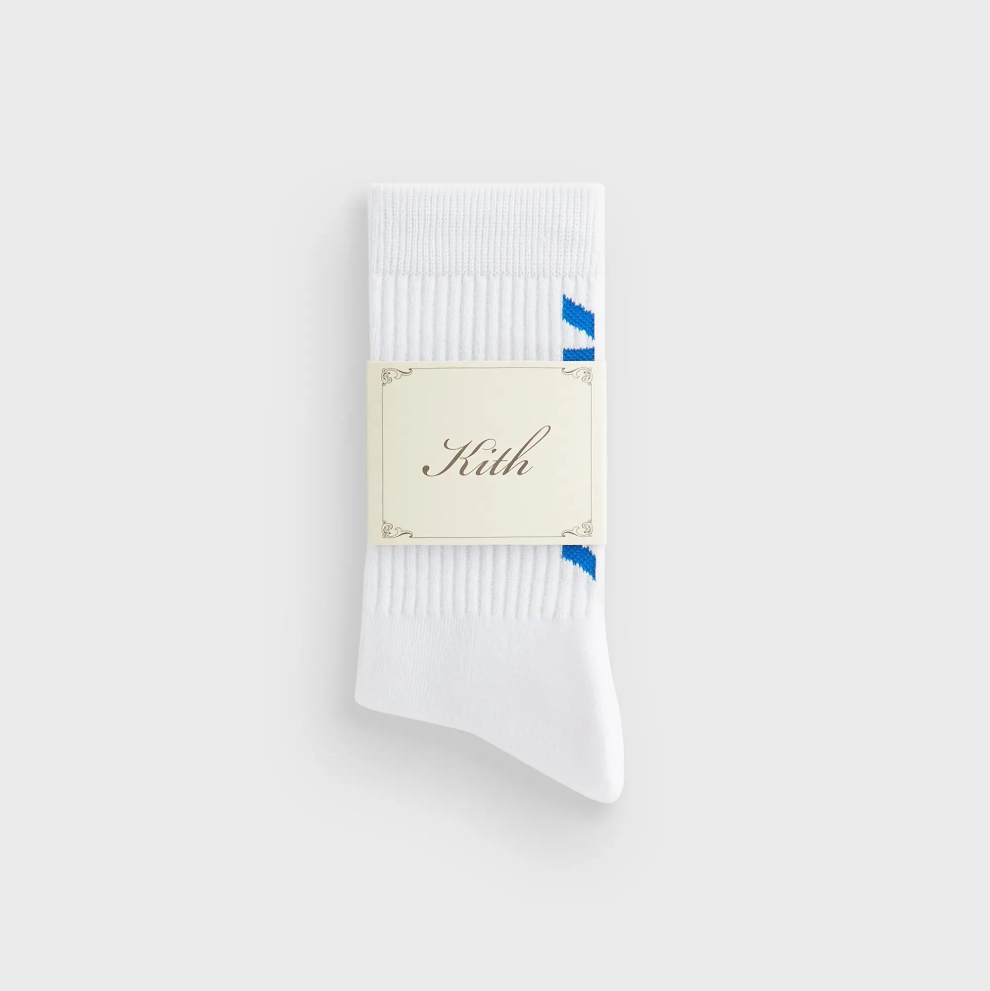 Kith Fast Logo Cotton Crew Socks