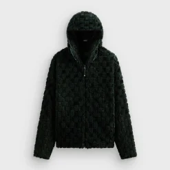 Kith Faux Fur Cropped Hoodie Bomber