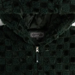 Kith Faux Fur Cropped Hoodie Bomber