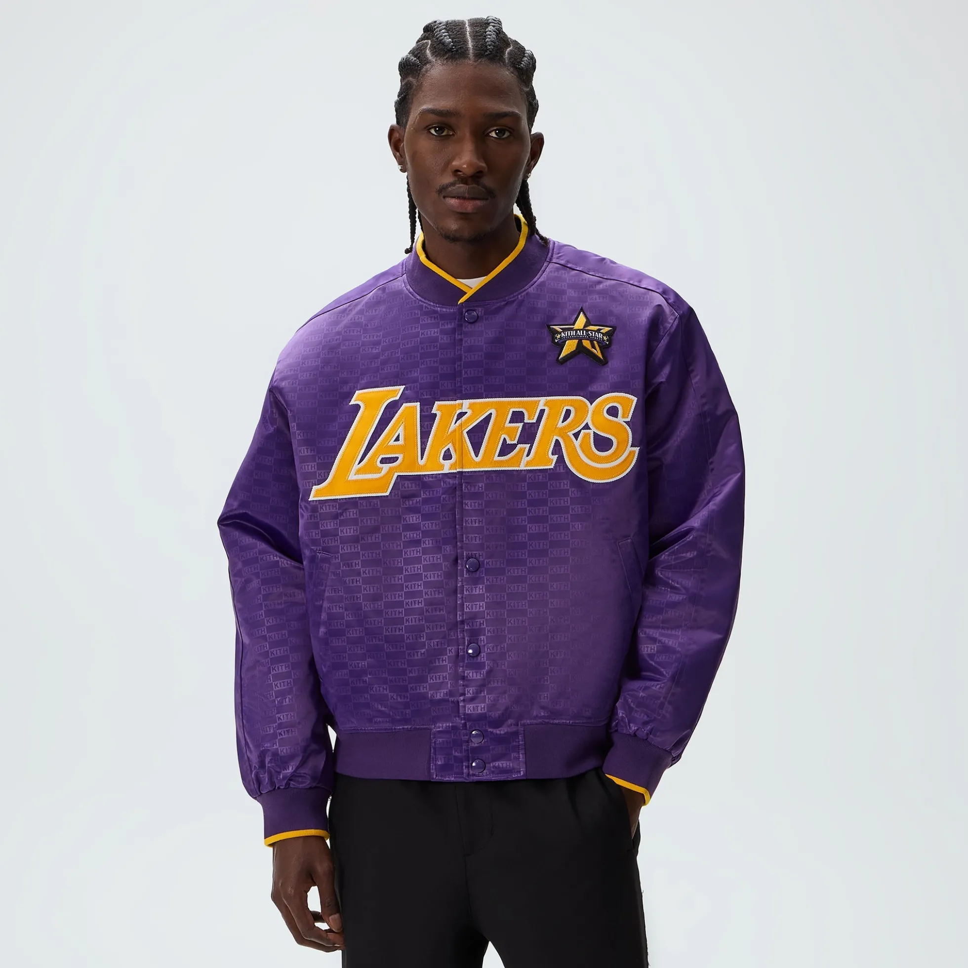 Kith for NBA All-Star Los Angeles Lakers Bomber Jacket